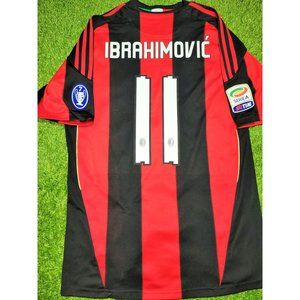 Ibrahimovic AC Milan 2010 2011 Soccer Jersey Shirt M SKU# P96288